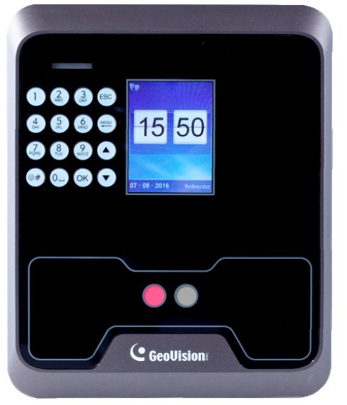 GeoVision FR2020, Arcfelismerő és kártya olvasó